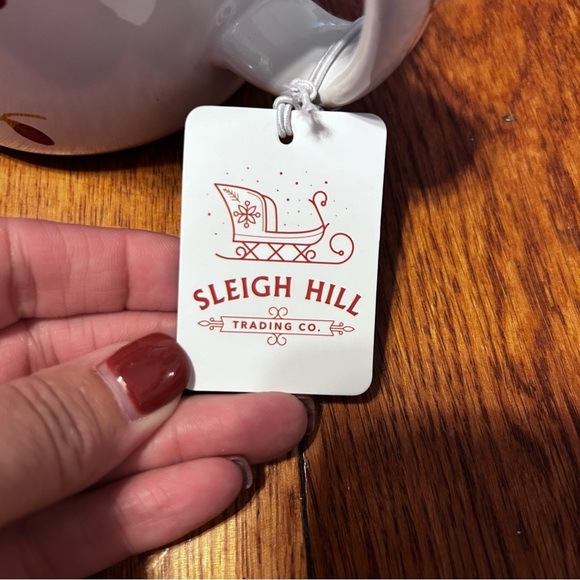 Festive White Mug with Holiday Design “Making Spirits Bright” - Picture 4 of 4